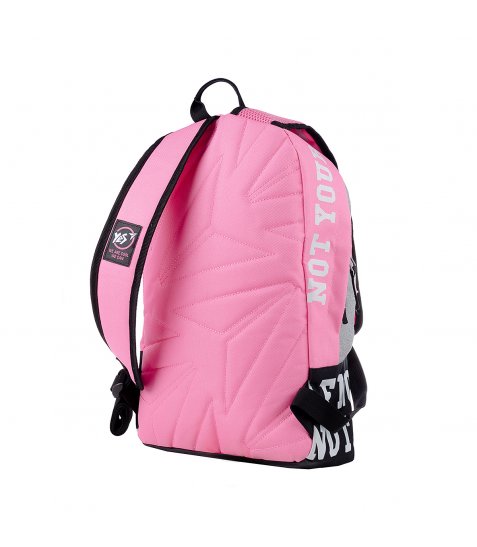 Рюкзак молодіжний YES T-101  "Private" рожевий/чорний - фото 3 з 6
