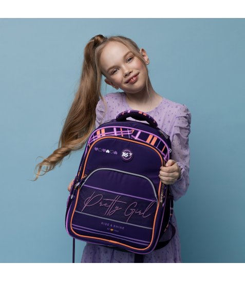 Рюкзак шкільний напівкаркасний YES S-40 Pretty girl - фото 21 з 23