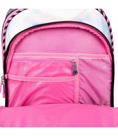 Рюкзак шкільний каркасний YES S-30 JUNO ULTRA Premium Barbie - фото 10 з 19
