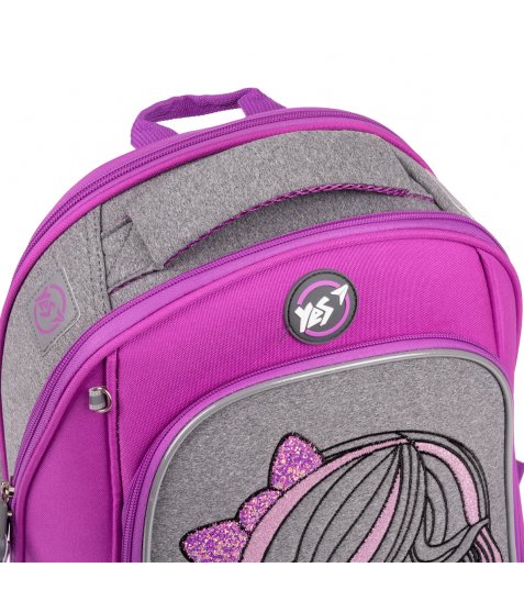 Рюкзак шкільний каркасний YES S-89 Mini girl - фото 9 з 19