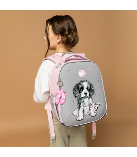 Рюкзак шкільний каркасний Yes Doggy Ballet H-100 - фото 24 з 26