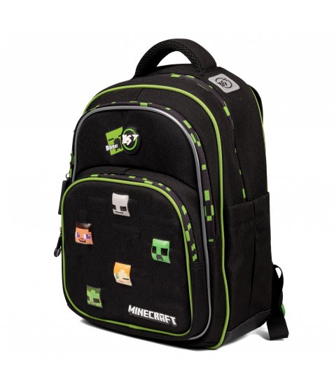 Рюкзак шкільний напівкаркасний Yes Minecraft S-91 - фото 3 з 25