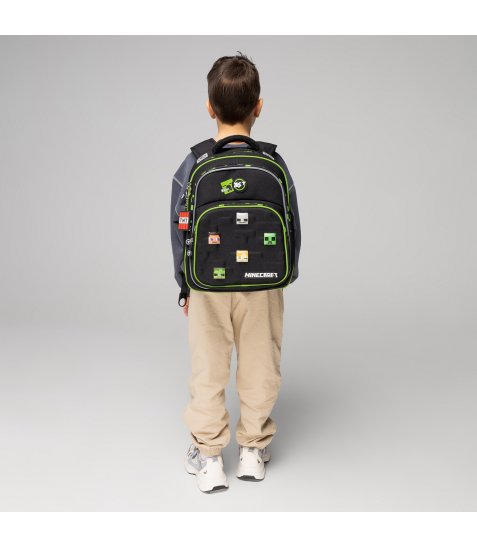 Рюкзак шкільний напівкаркасний Yes Minecraft S-91 - фото 25 з 25