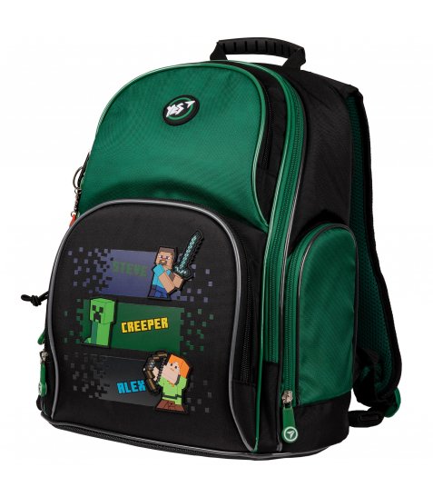 Рюкзак шкільний напівкаркасний Yes Minecraft S-100 - фото 3 з 22
