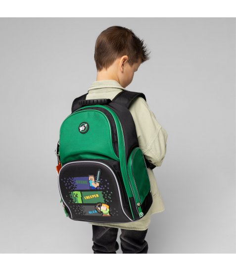 Рюкзак шкільний напівкаркасний Yes Minecraft S-100 - фото 21 з 22