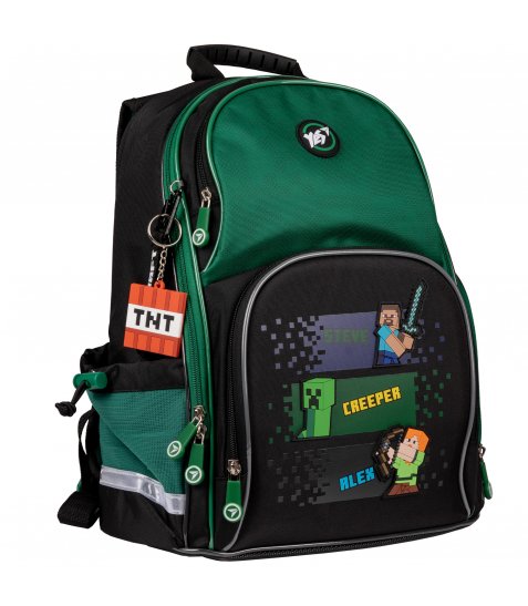 Рюкзак шкільний напівкаркасний Yes Minecraft S-100 - фото 1 з 22