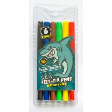 Felt-tip pens 6 colors "Wild animals"