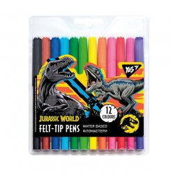 Фломастери YES 12 кольорів Jurassic World