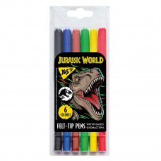 Фломастеры YES 6 цветов Jurassic World