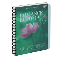 Зошит для записів YES А5/144 пл.обкл. Romance blooms