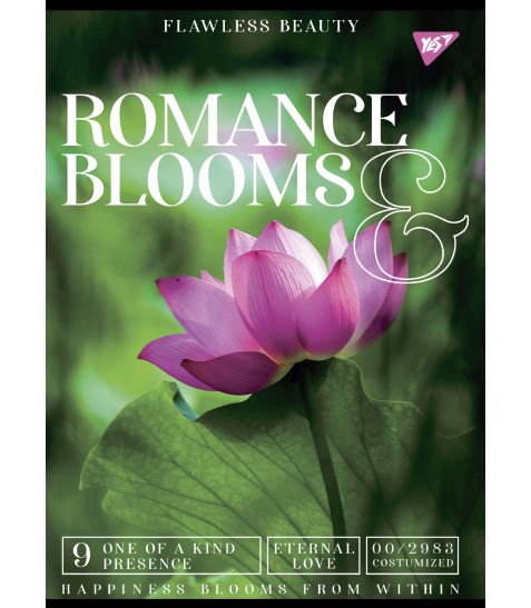 Зошит для записів Yes Romance blooms 48 аркушів клітинка - фото 3 з 3