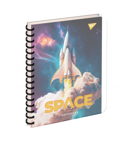 Зошит для записів YES А5 144 аркуша пл.обкл. Space adventure - фото 1 з 1