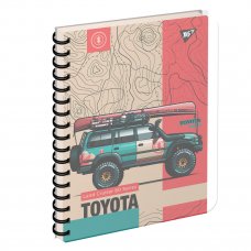 Copybook for notes YES А5 144 sheets plastic cover Off road vehicle