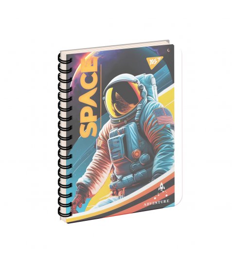 Зошит для записів YES В6 144 аркуша пл.обкл. Space adventure - фото 1 з 1