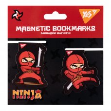 Закладки магнітні YES Ninja, 2шт