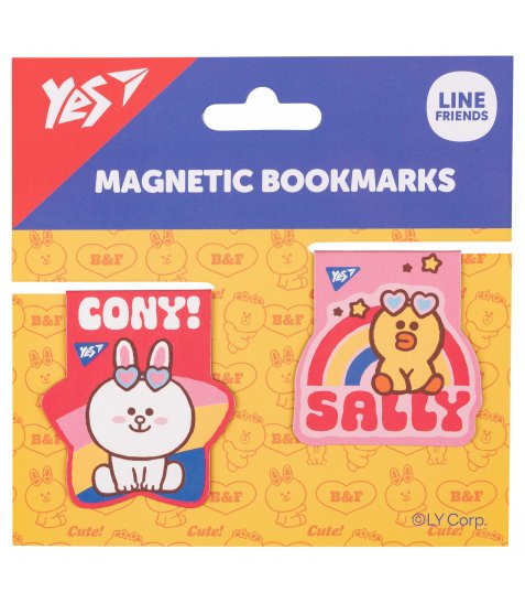 Закладки магнітні Yes Line Friends Sally and Cony, 2шт - фото 2 з 3