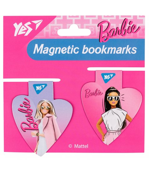 Закладки магнітні Yes Barbie heart, 2шт - фото 2 з 3