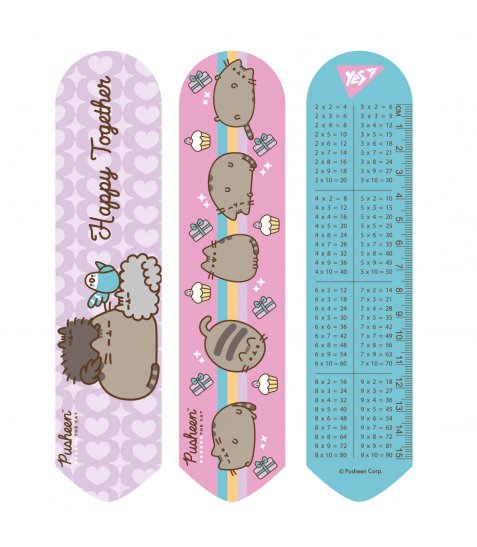 2D bookmark Yes Pusheen friends - фото 1 from 1