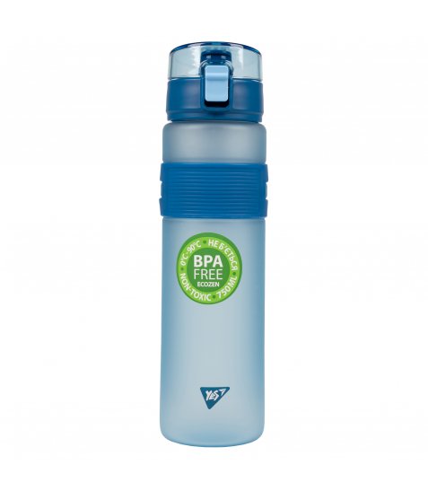 Пляшка для води Yes Fusion 750 мл, блакитна - фото 1 з 5