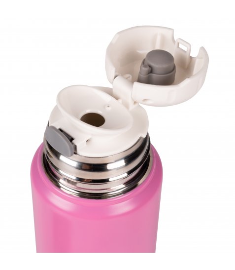 Термос Yes Fusion з чашкою, 420 мл, рожевий - фото 4 з 8