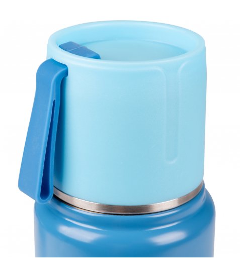 Термос Yes Fusion з чашкою, 500 мл, блакитний - фото 7 з 8