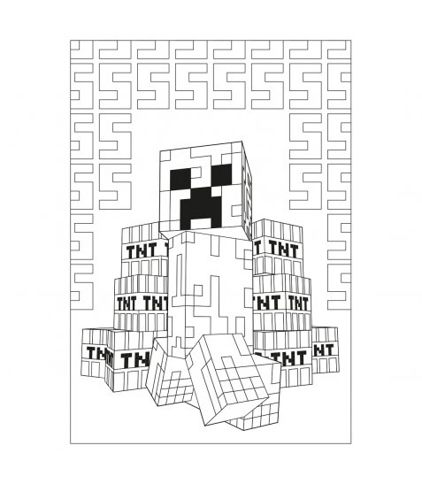 Розмальовка А4 YES Minecraft 12 стор. - фото 3 з 3