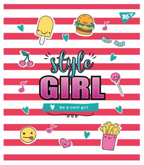Зошит А5 24 Кл. YES Style Girl - фото 2 з 5