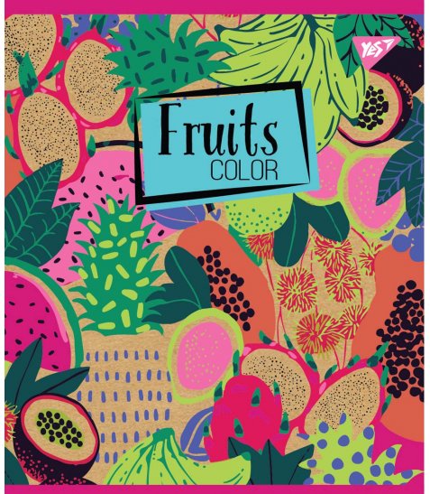 Зошит А5 12 Кл. YES Fruits Color Крафт - фото 5 з 5