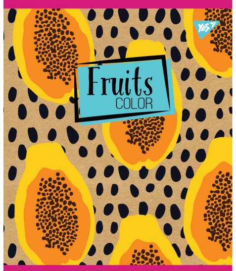 Зошит А5 18 Кл. YES Fruits Color Крафт - фото 2 з 5