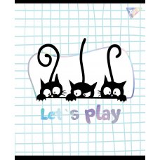 Зошит А5 48 Кл. YES Playful Kitties