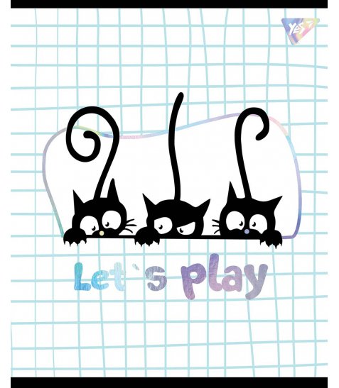 Зошит А5 48 Лін. YES Playful Kitties - фото 1 з 5