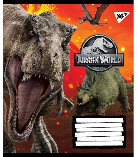 Зошит А5 96 Лін. YES Jurassic World. Genetic Failure - фото 1 з 5
