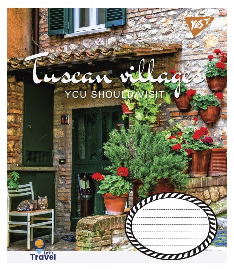 А5/48 лін. YES Tuscan villages, зошит для записів - фото 3 з 5