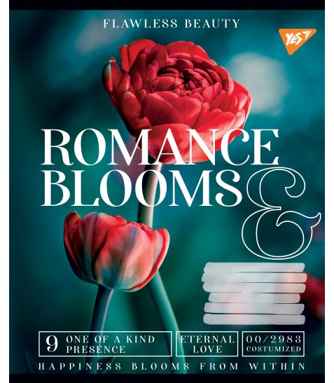 А5/24 лін. YES Romance blooms, зошит учнів. - фото 1 з 5