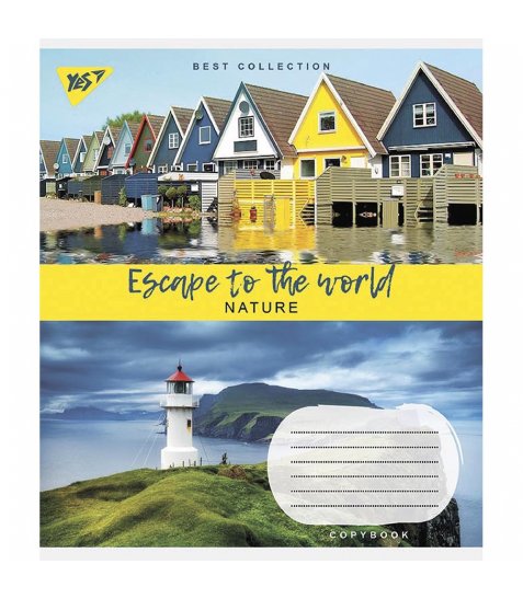 Зошит для записів Yes Escape to the world 48 аркушів лінія - фото 2 з 5