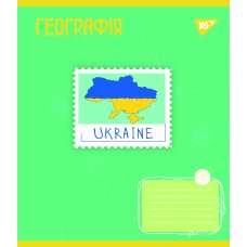 Зошит для записів YES ГЕОГРАФІЯ (Ukraine forever) 48 аркушів клітинка