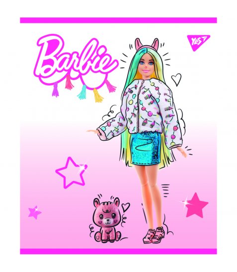 Зошит YES Barbie А5 12 аркушів клітинка - фото 3 з 5