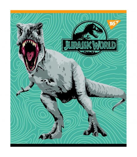 Зошит YES Jurassic world 12 аркушів коса лінія - фото 3 з 5