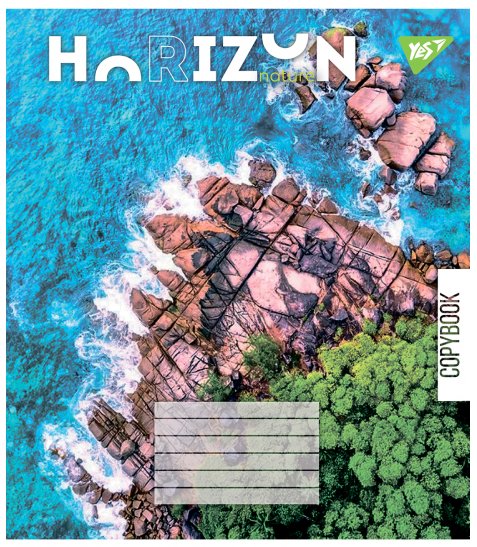 Зошит шкільний Yes Horizon nature 24 аркушів клітинка - фото 2 з 6