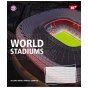 Зошит шкільний Yes World stadium 24 аркушів клітинка