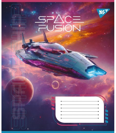 Зошит для записів Yes Space fusion 36 аркушів клітинка - фото 4 з 6