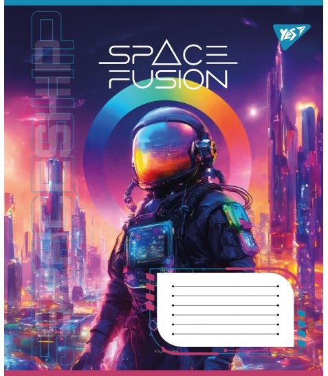 Зошит для записів Yes Space fusion 36 аркушів клітинка - фото 5 з 6