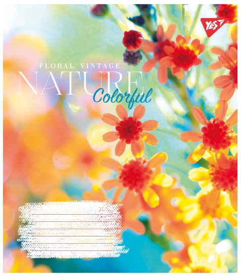 Зошит для записів Yes Nature colorful 60 аркушів лінія - фото 4 з 6