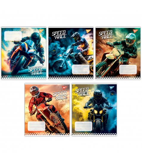 Зошит для записів Yes Speed race 36 аркушів клітинка - фото 1 з 6