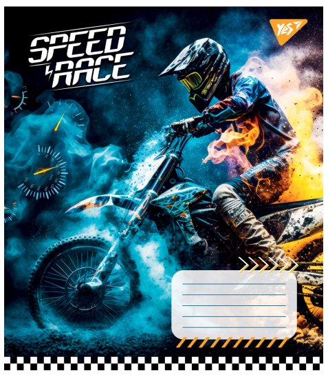Зошит для записів Yes Speed race 36 аркушів клітинка - фото 6 з 6
