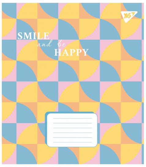Зошит для записів Yes Smile and be happy 48 аркушів клітинка - фото 6 з 6