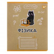 Тетрадь предметная YES ФИЗИКА Black cat 48 листов клетка