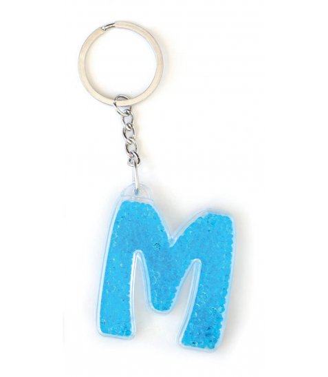 Брелок YES буква  "М", блакитна - фото 1 з 1